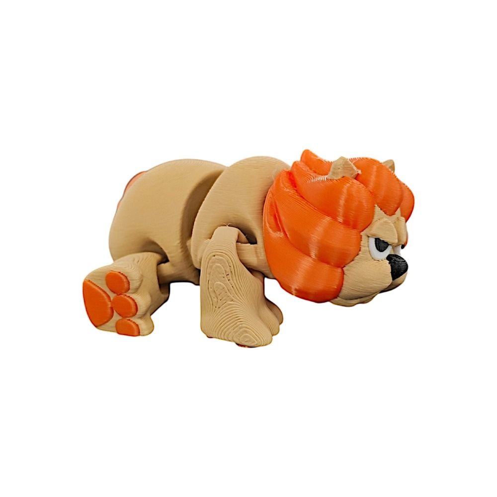 3D Printing Joint - Lion Decorations Movable Joints Lion Ornament