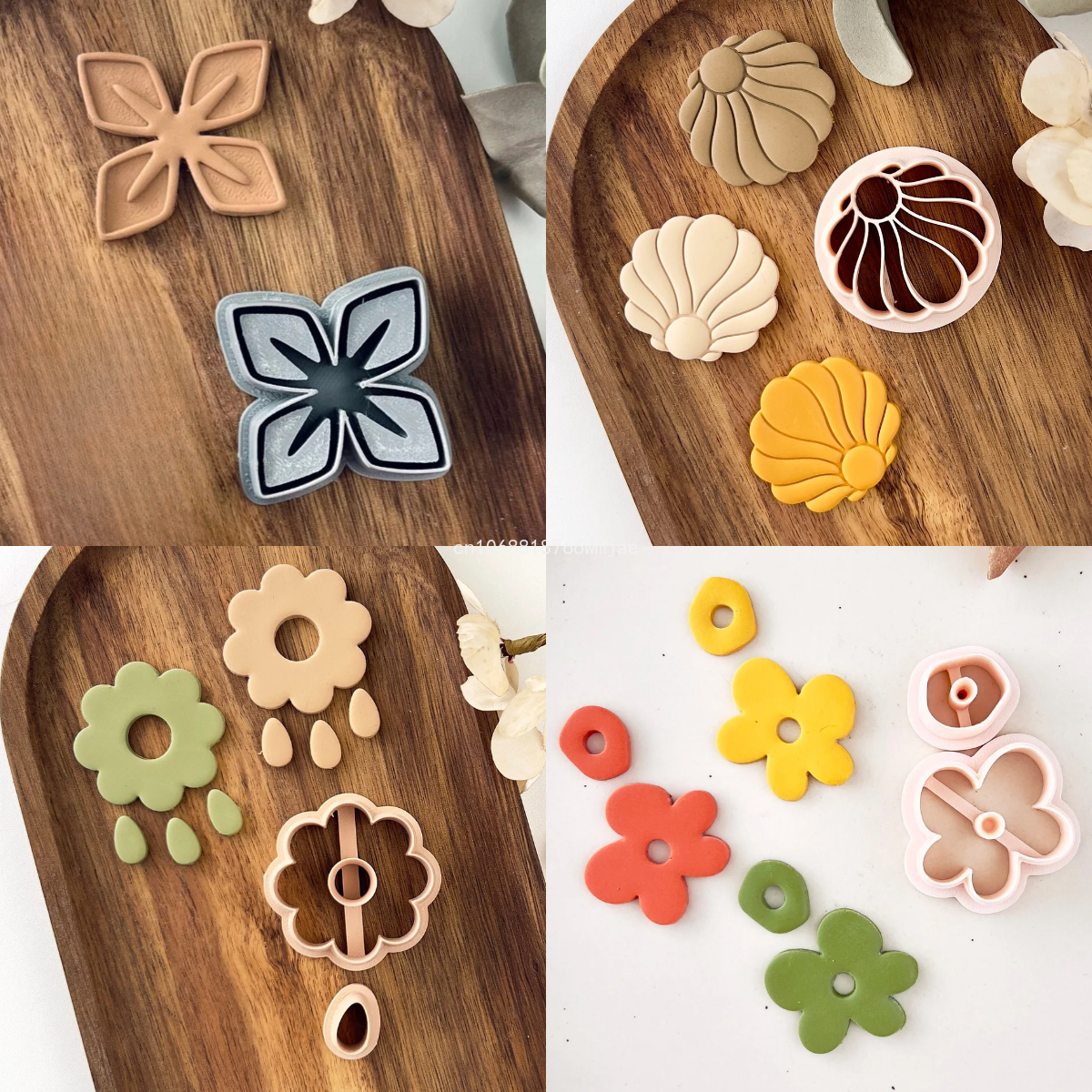 3D Printing Earrings - Lily Shape Polymer Clay Cutters |