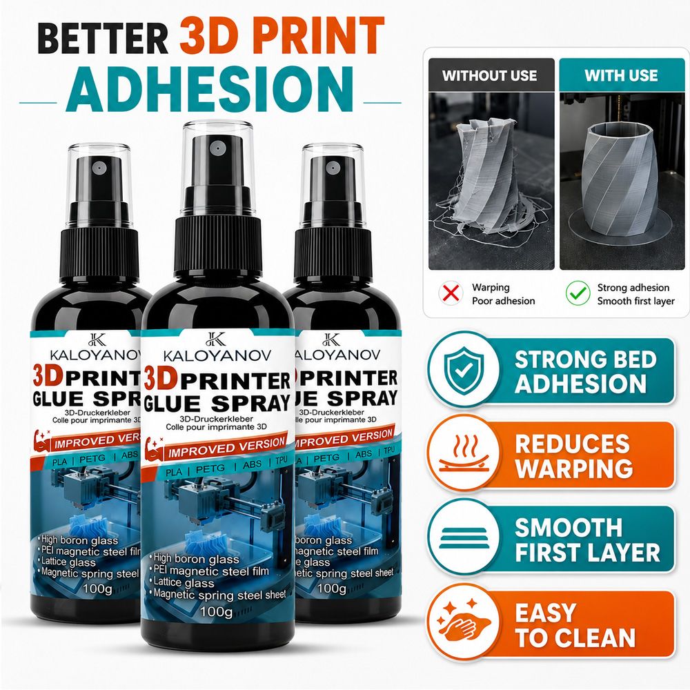 Petg Filament - 100g 3D Printer Liquid Glue Bed