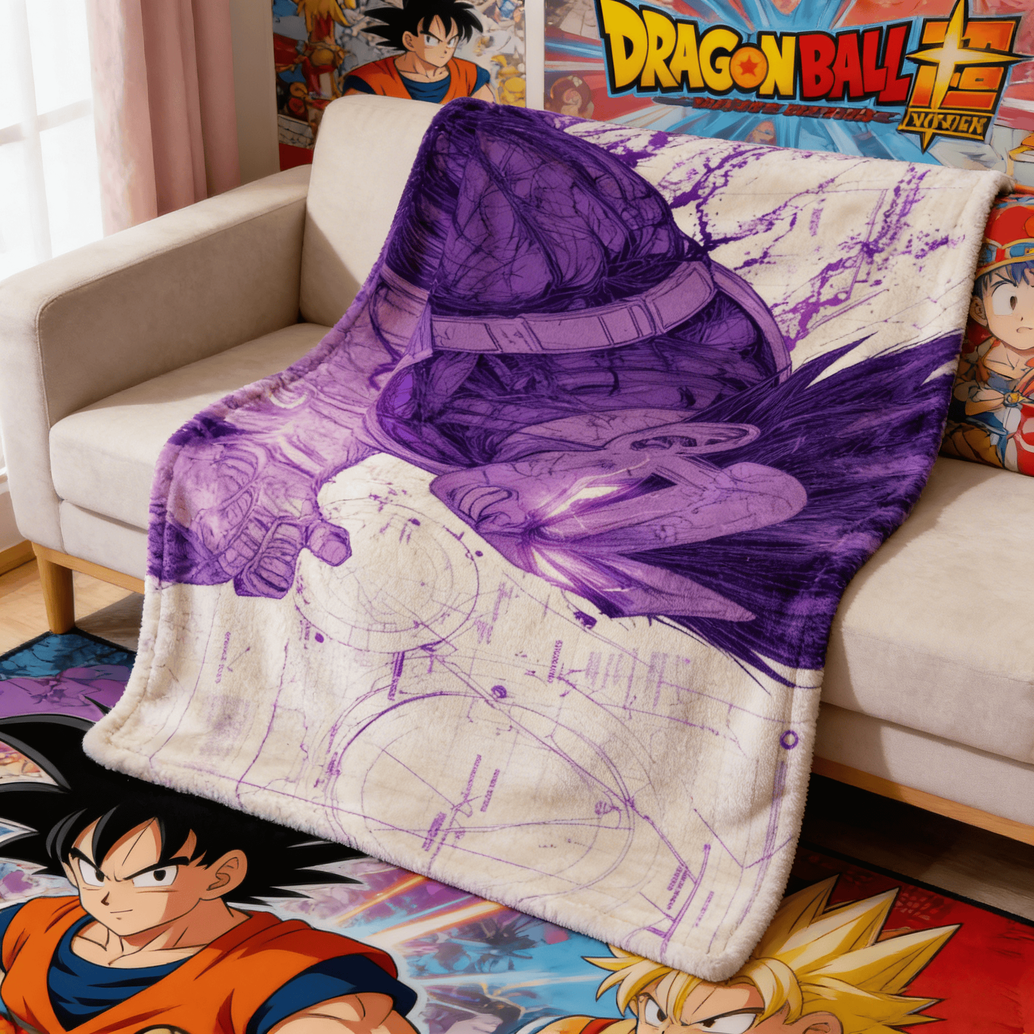 3D Printing Household Items - Dragon Ball Z Vegeta Purple Fleece