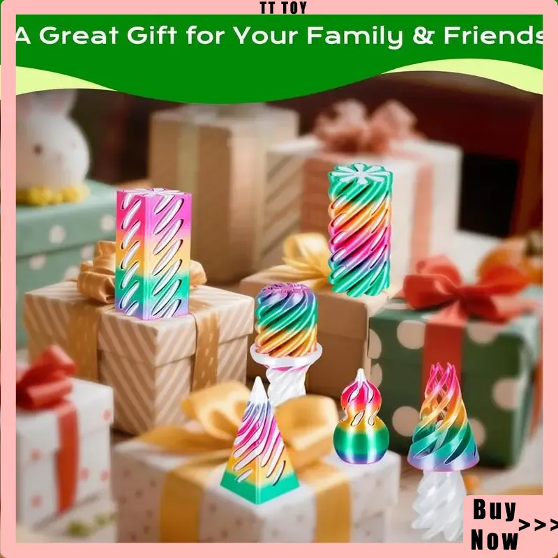 3D Printing Household Items - 2026 New 6pcs/Set 3D Printed Spiral