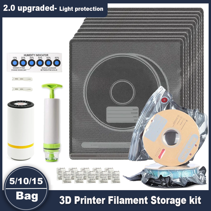 Petg Filament - 3D Filament Bag black Filament Storage