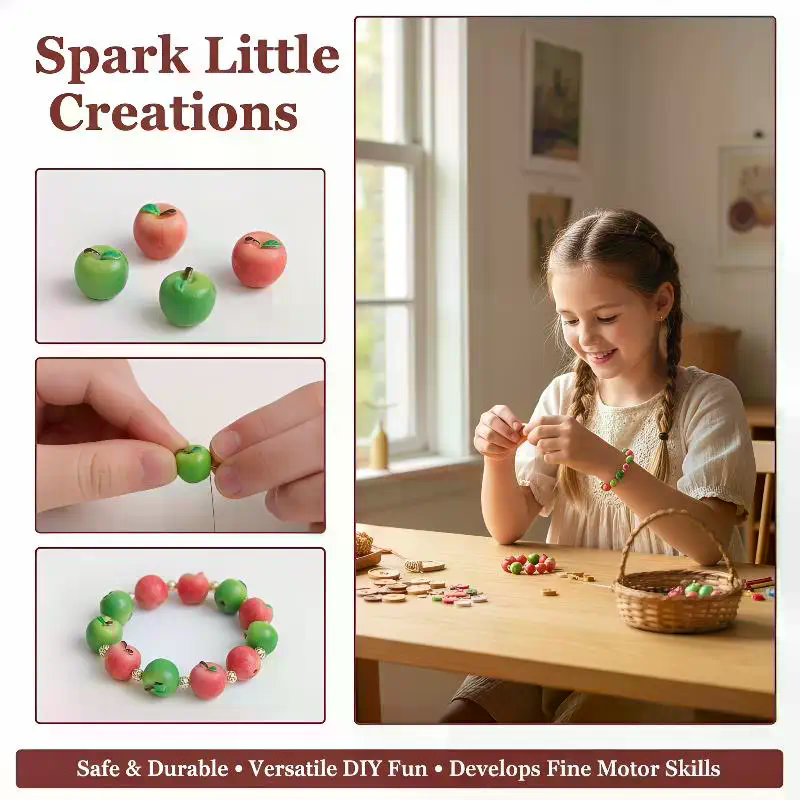 3D Printing Earrings - Cute Fruit Resin Loose Beads 3D