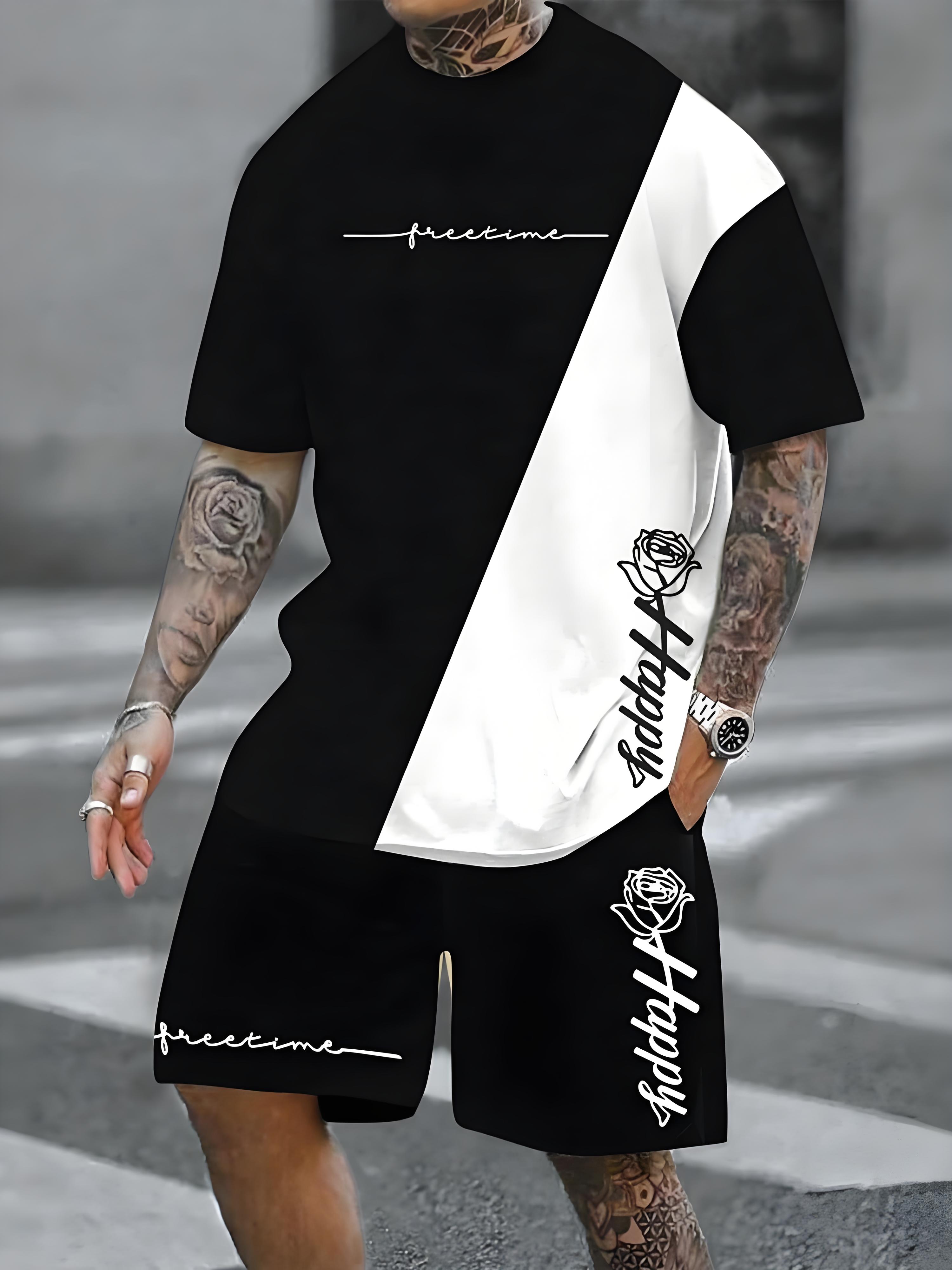 3D Printing Jersey - New Plus Size Men's T-shirt And