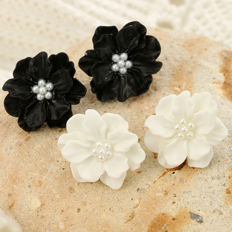 3D Pink White Flower Earrings  - 3D Printing Earrings recensie en prijs