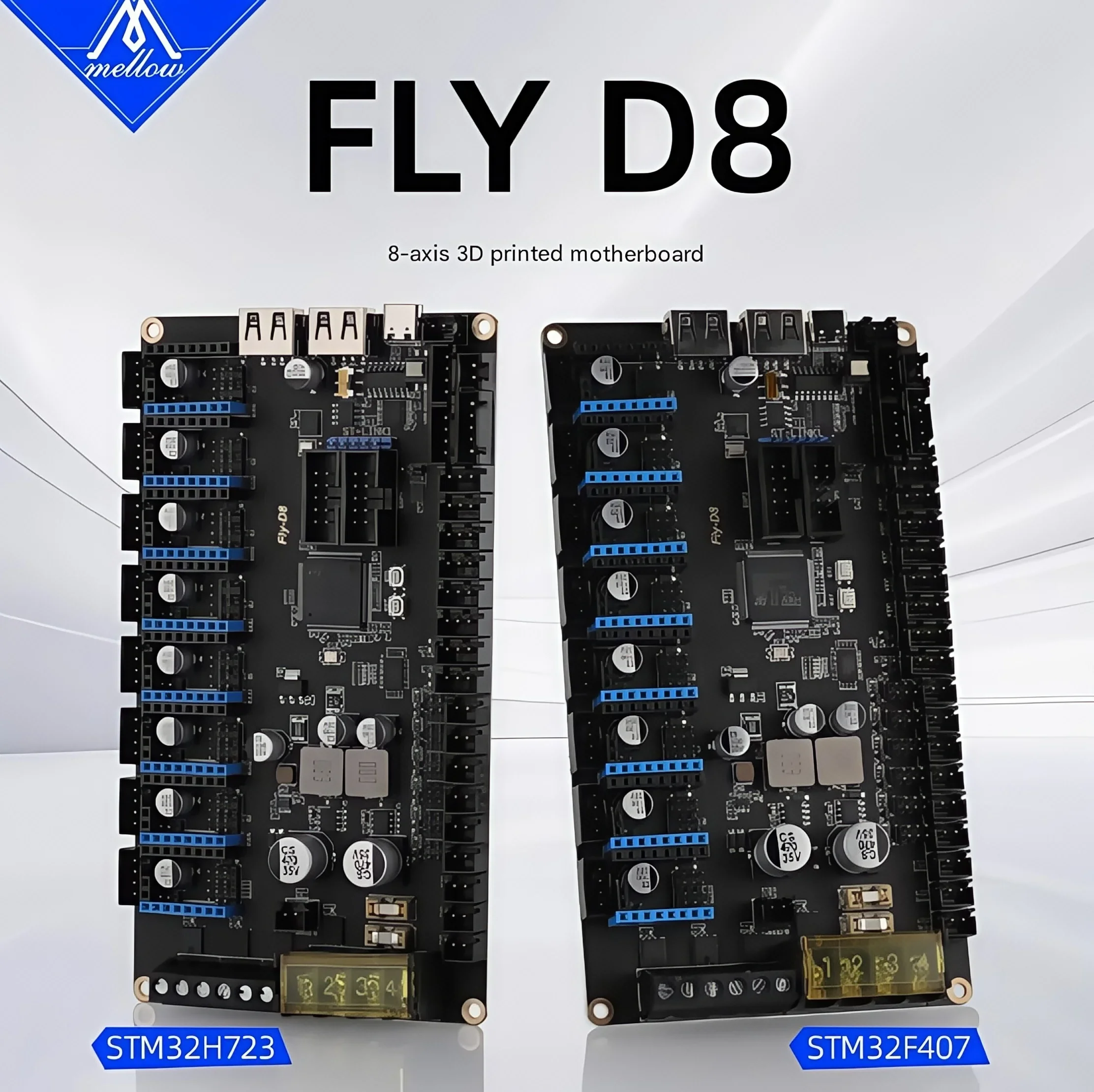 Mellow Fly 3D D8 8 - Axis Moth - Motherboard 3D Printer recensie en prijs