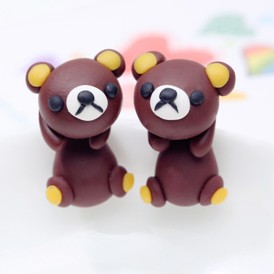 Handmade 3D Brown Bear Polymer - 3D Printing Earrings recensie en prijs