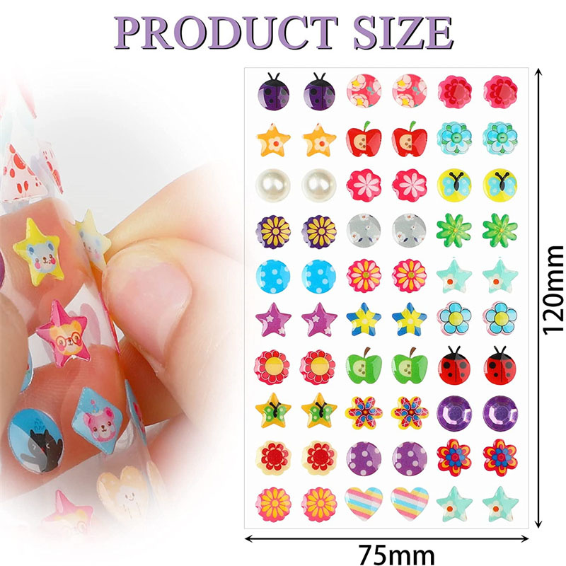 3D Self Adhesive Sticker Earri - 3D Printing Earrings recensie en prijs