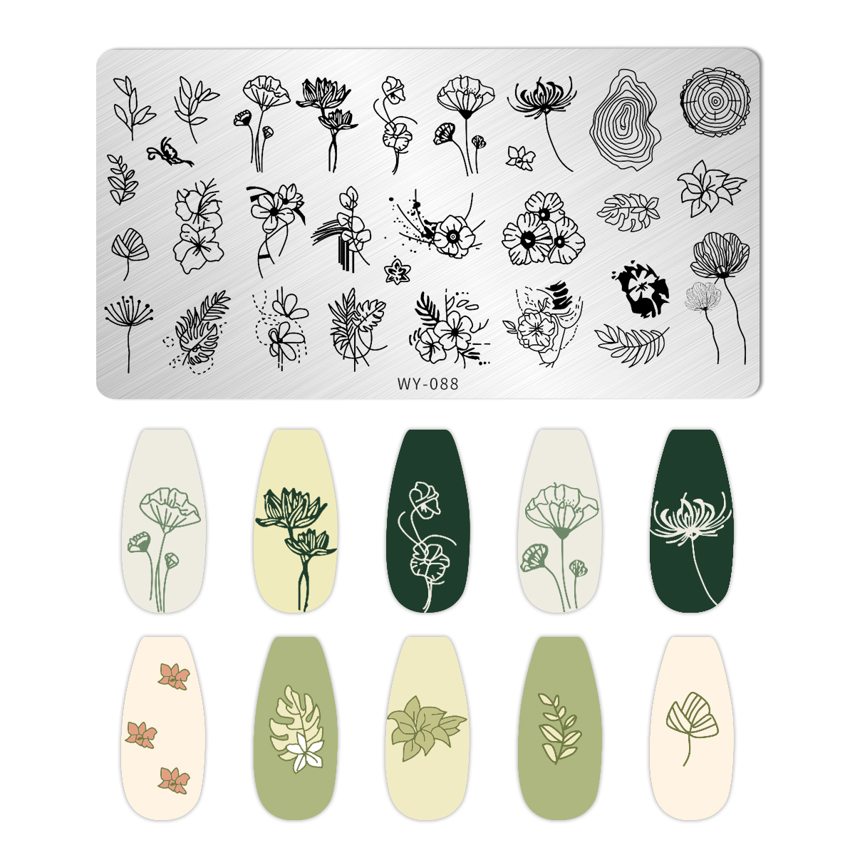 Leaves Flower Nail Art Stampin - 3D Printing Templates Free recensie en prijs