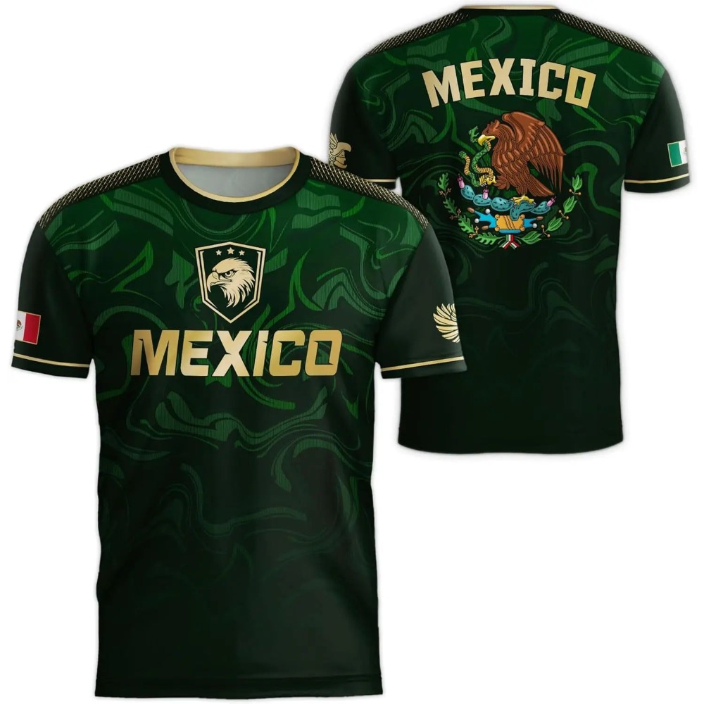 2026 Mexico National Flag Prin - 3D Printing Jersey recensie en prijs