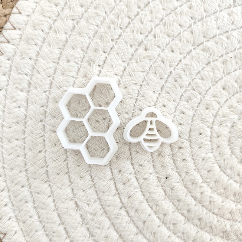 3D Bee Honeycomb Earring Cutti - 3D Printing Earrings recensie en prijs