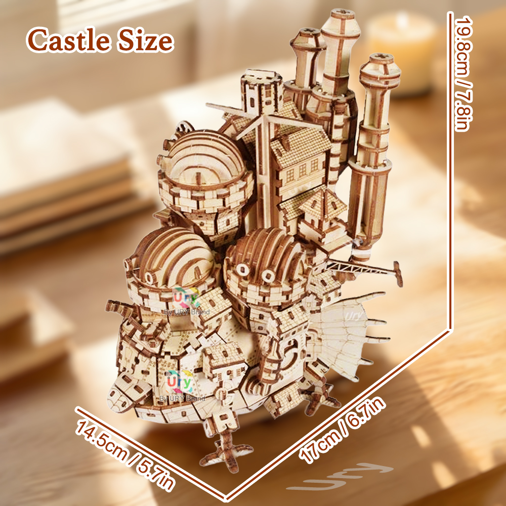 URY 3D Wooden Puzzle Creative  - 3D Printing Steel recensie en prijs