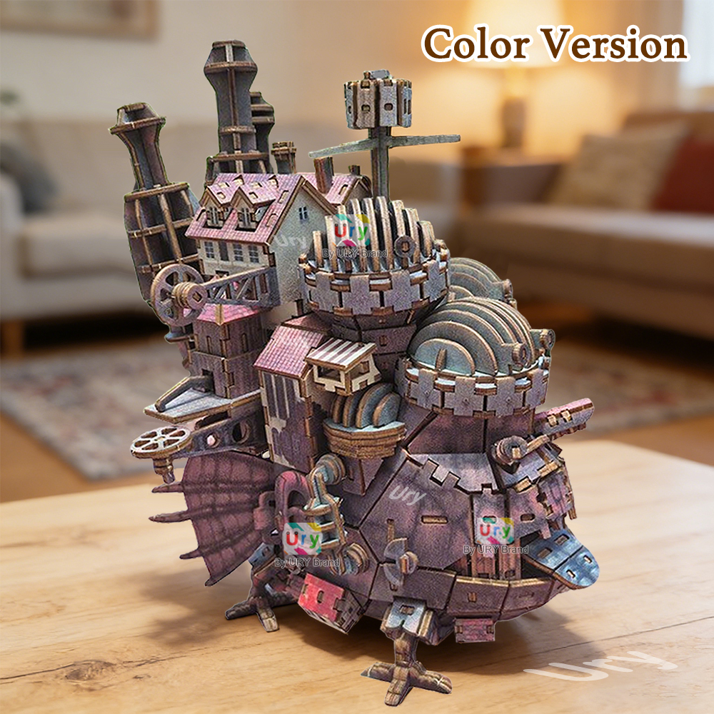 URY 3D Wooden Puzzle Creative  - 3D Printing Steel recensie en prijs