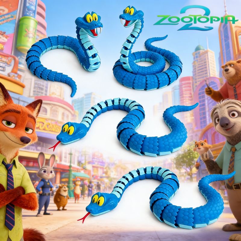 30cmGareth Snake: Joint simula - 3D Printing Joint recensie en prijs