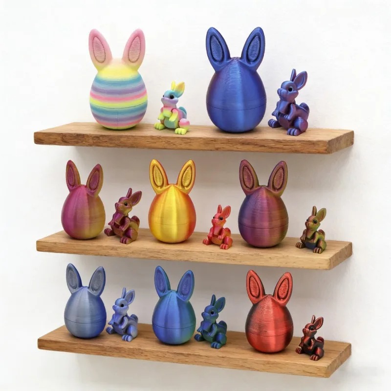 Easter Bunny Ornament 3D Print - 3D Printing Rabbit recensie en prijs