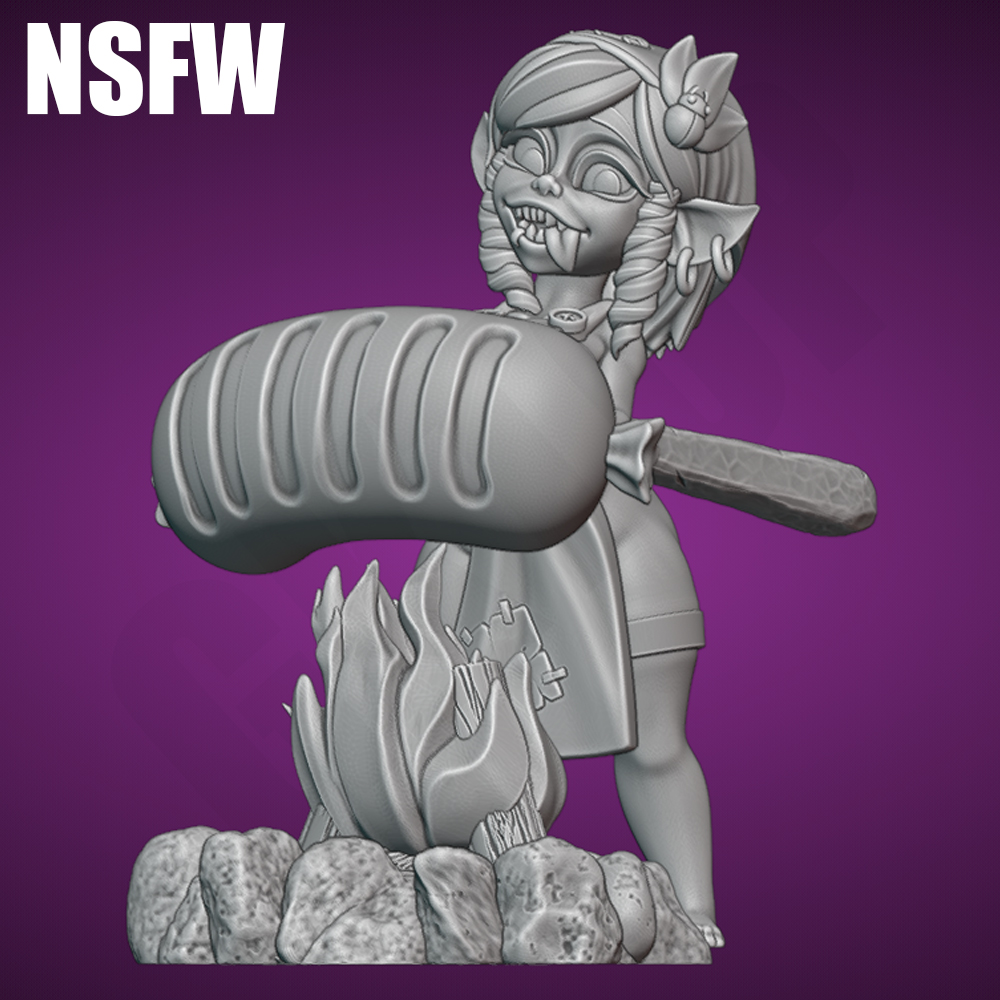 Sexy Campfire Goblin NSFW 1/24 - 3D Printing Rabbit recensie en prijs