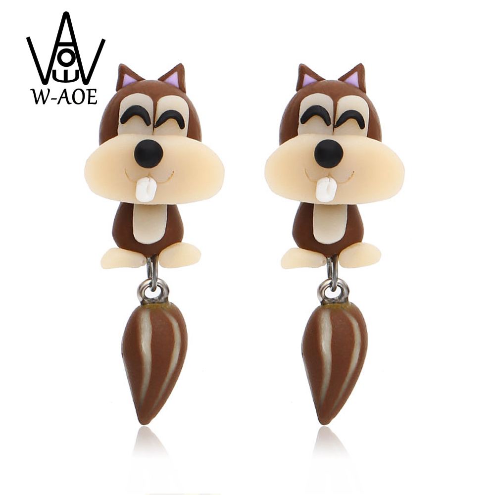 Handmade 3D Squirrel Polymer C - 3D Printing Earrings recensie en prijs