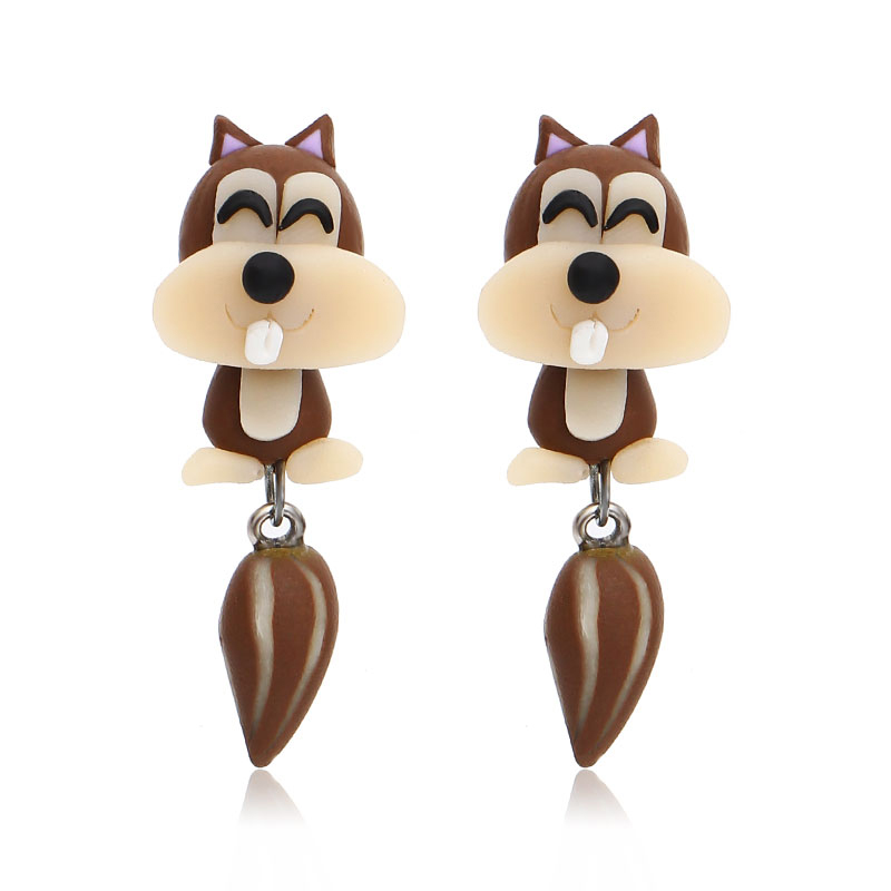 Handmade 3D Squirrel Polymer C - 3D Printing Earrings recensie en prijs