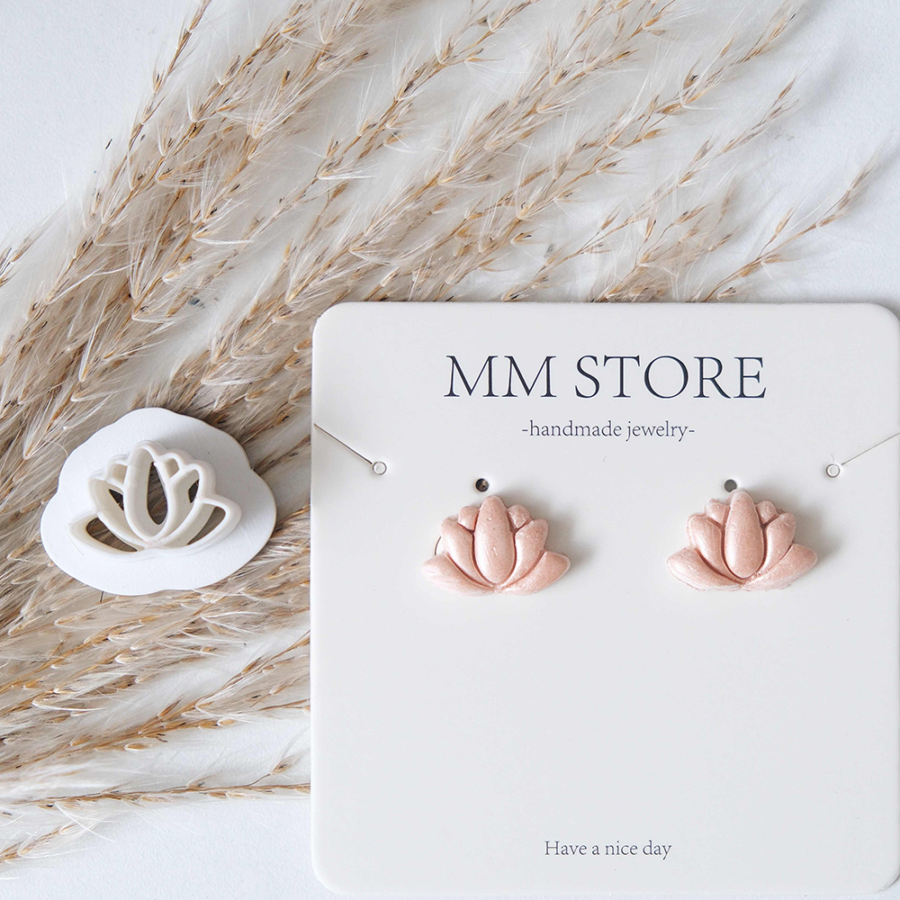 1pc Lotus Flower Clay Cutters  - 3D Printing Earrings recensie en prijs