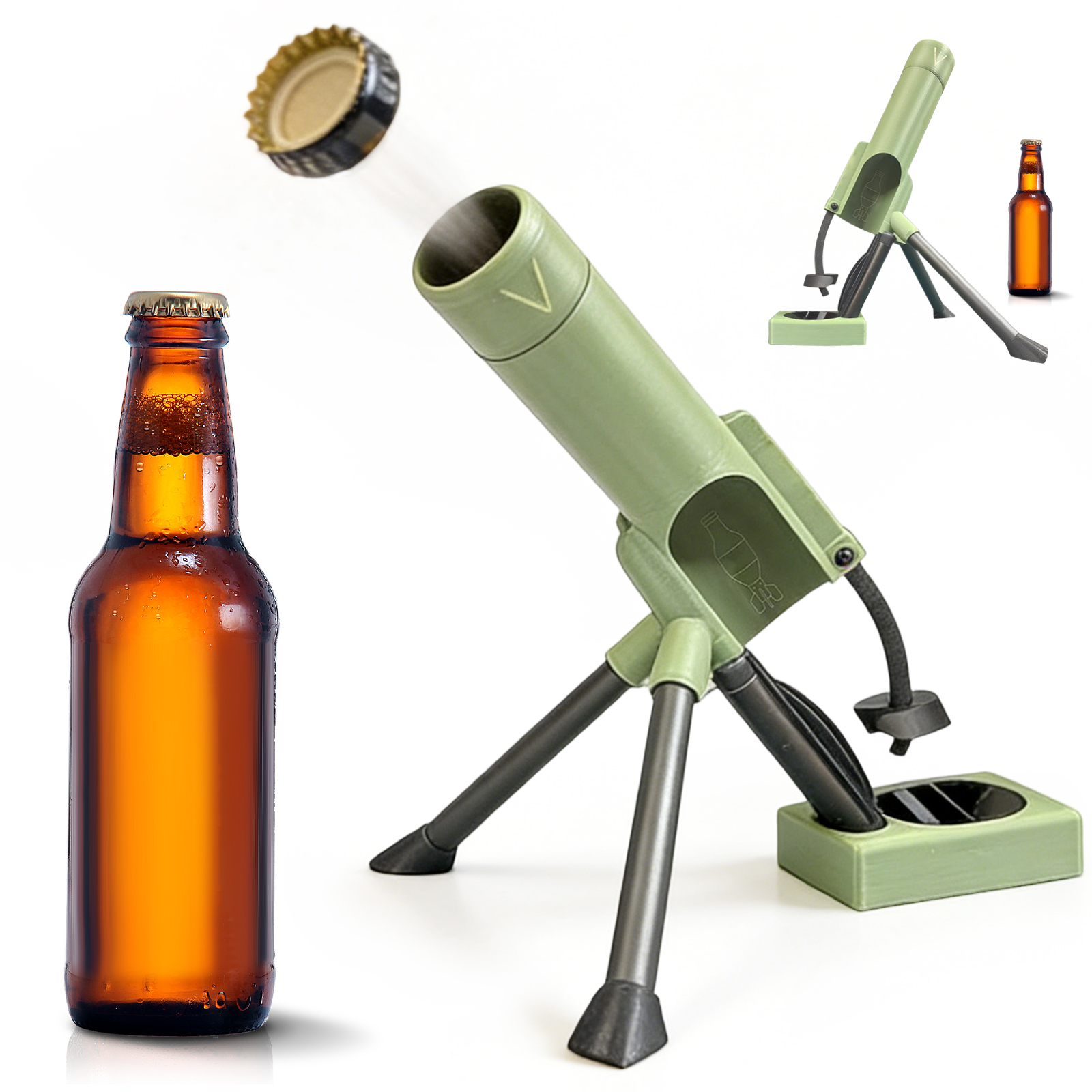 Fun 3D Printed Mortar Beer Bot - 3D Printing Stainless Steel recensie en prijs