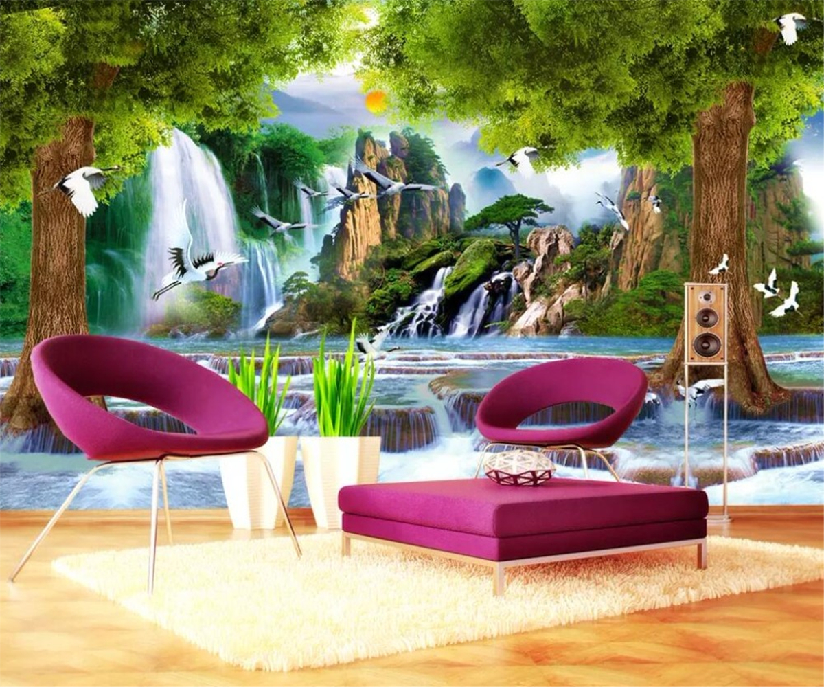 Custom size wallpaper HD Jungl - 3D Printing Heat Resistant Material recensie en prijs