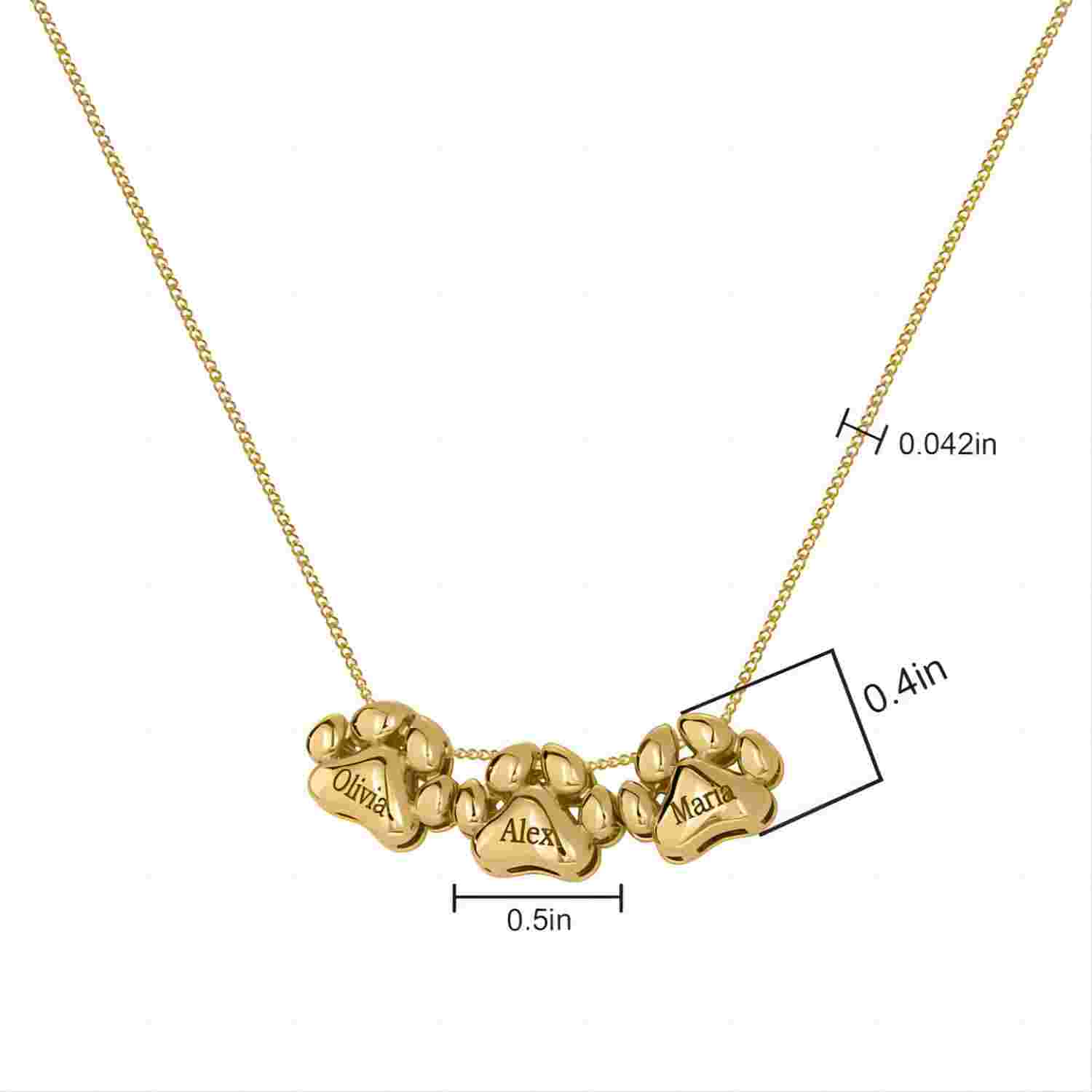 Engraving Name Necklace Gift P - 3D Printing Stainless Steel recensie en prijs