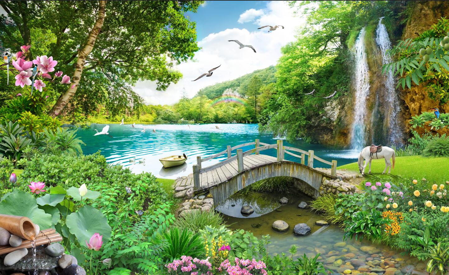 Custom Waterfall Mural 3D Self - 3D Printing Heat Resistant Material recensie en prijs