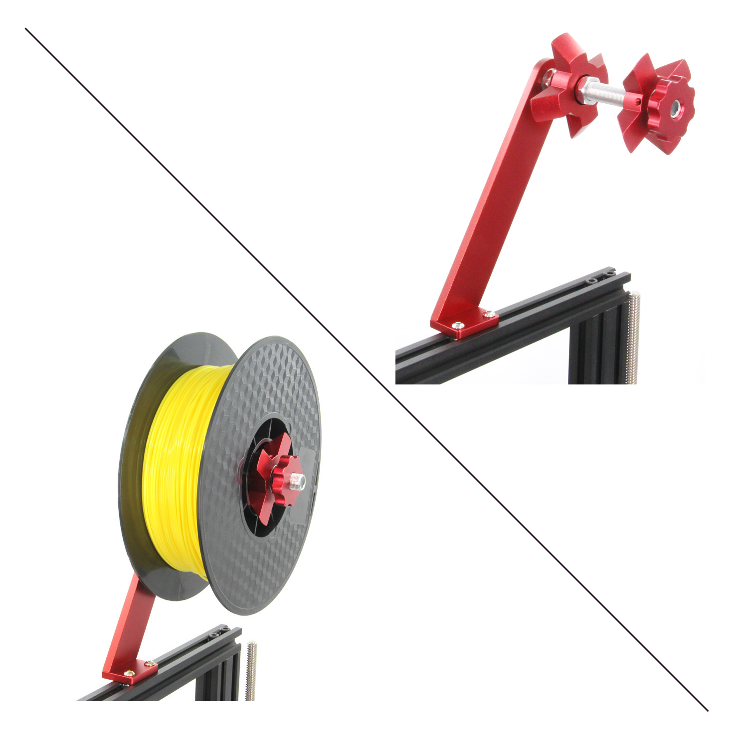 3D Printer Filament Holder Rot - Petg Filament recensie en prijs
