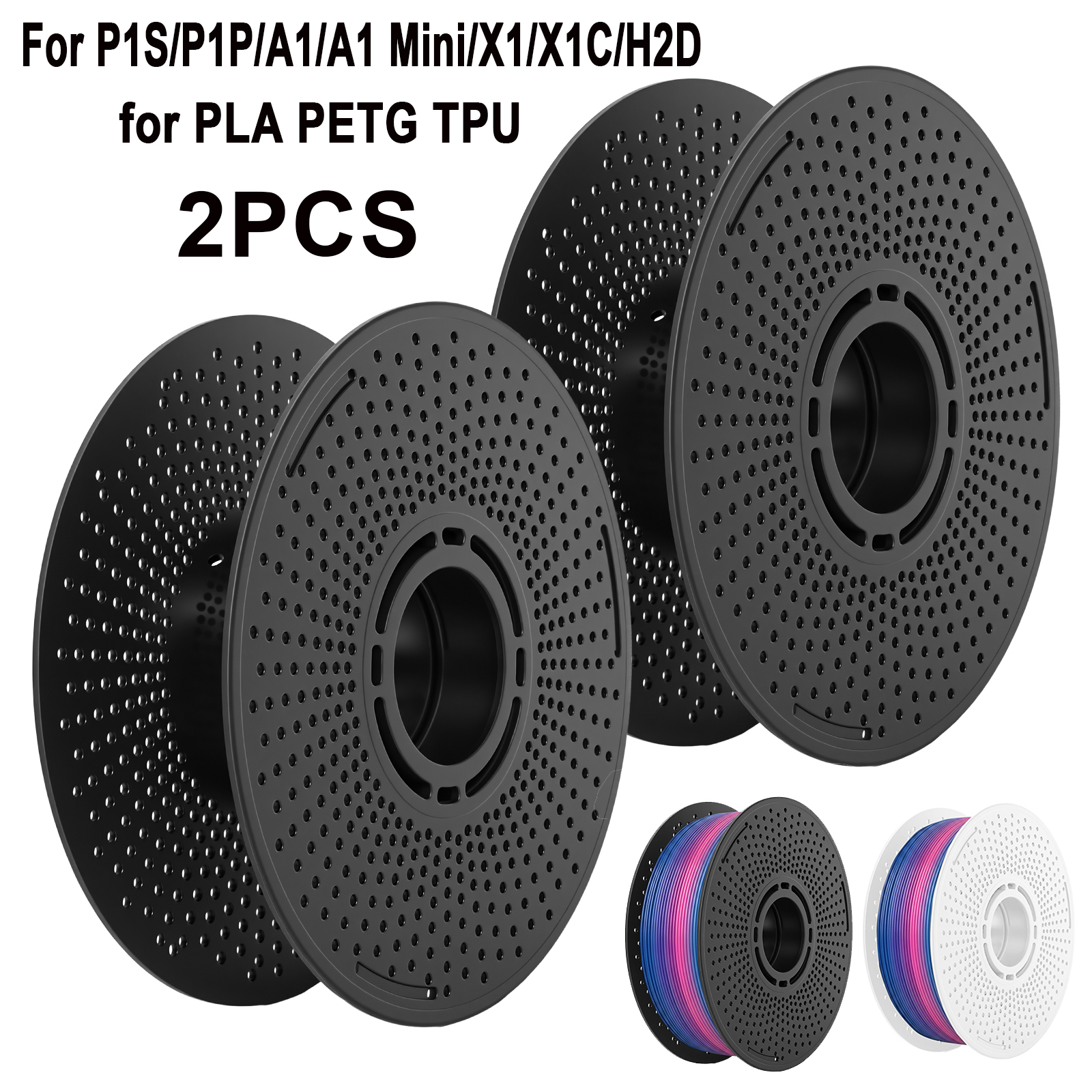 2Pcs Reusable 3D Filament Spoo - Petg Filament recensie en prijs