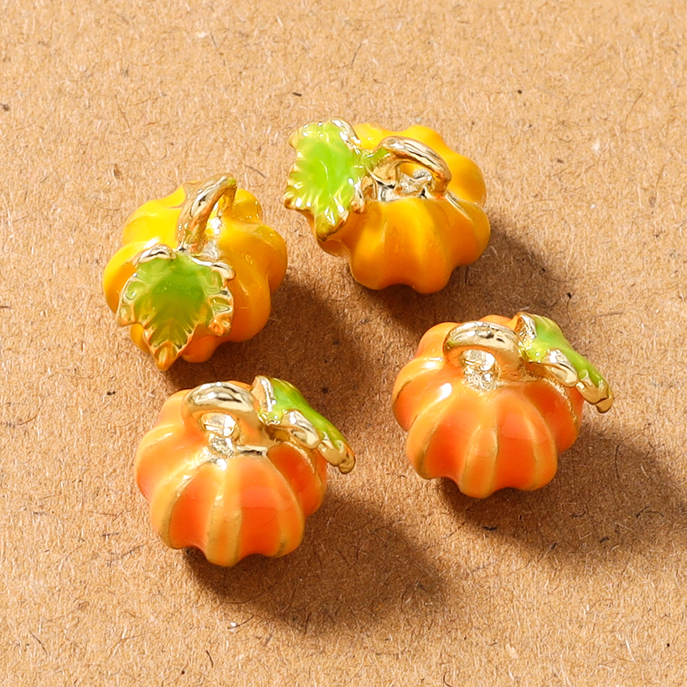 5pcs Cute Enamel 3D Pumpkin Ch - 3D Printing Earrings recensie en prijs