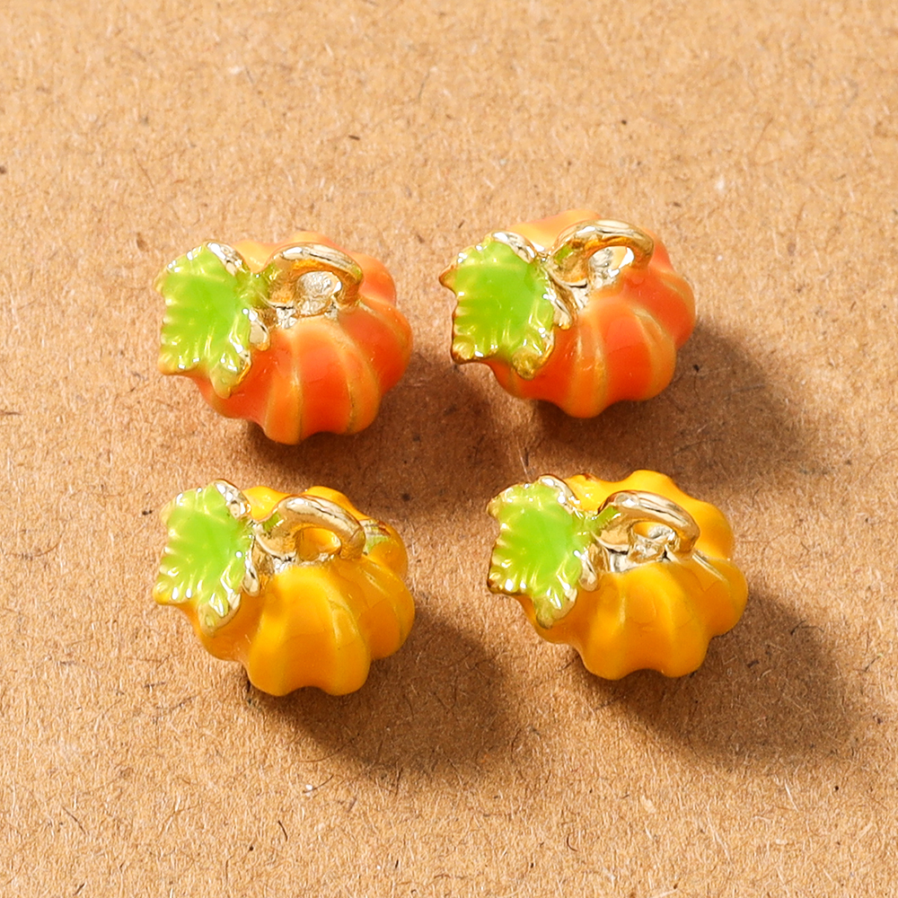 5pcs Cute Enamel 3D Pumpkin Ch - 3D Printing Earrings recensie en prijs