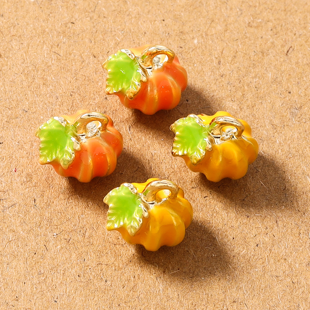 5pcs Cute Enamel 3D Pumpkin Ch - 3D Printing Earrings recensie en prijs