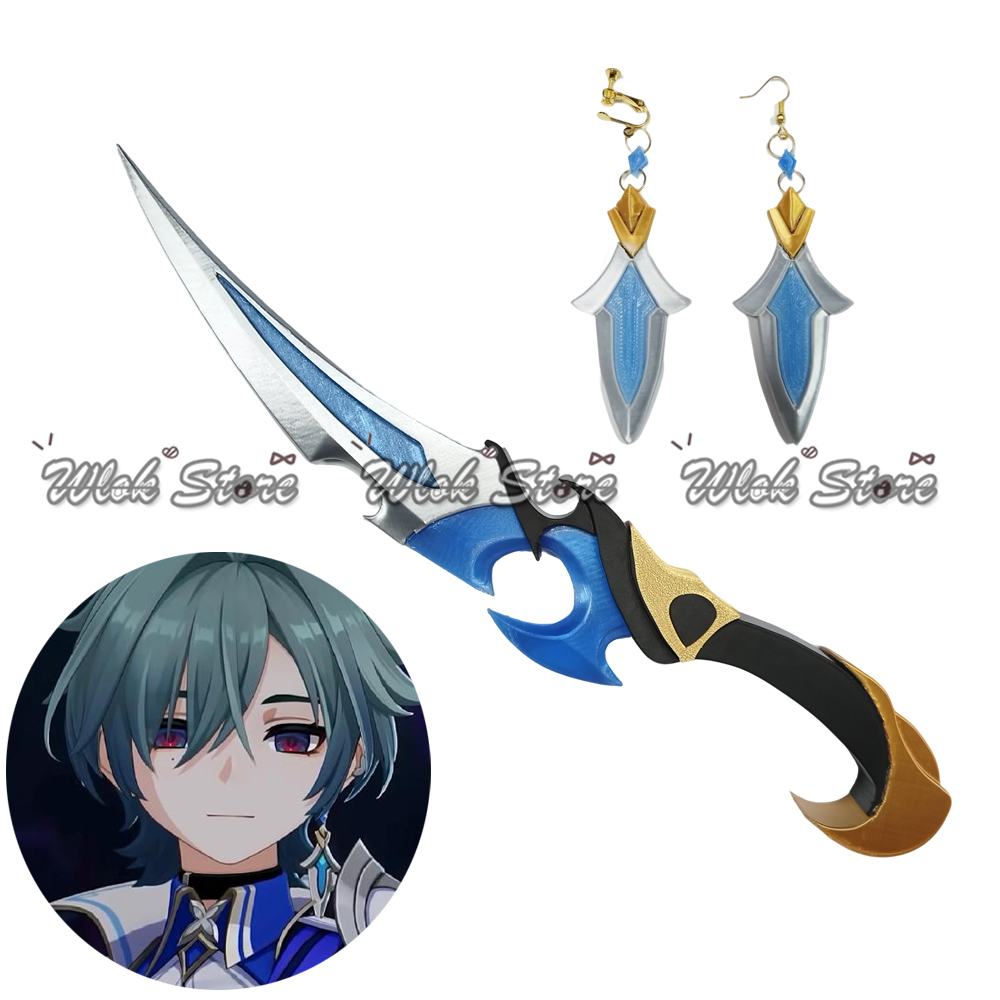 Genshin Impact Lohen Cosplay 3 - 3D Printing Earrings recensie en prijs