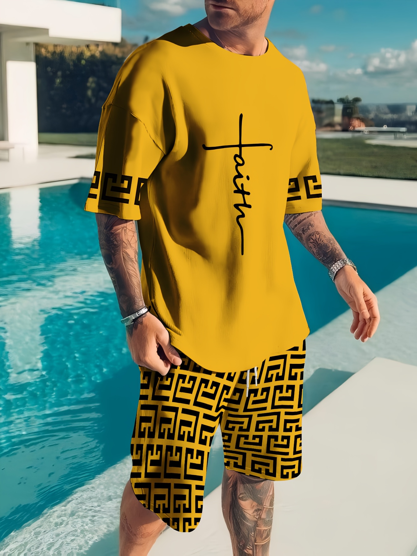 3D Printing Men's Casual Fashi - 3D Printing Jersey recensie en prijs