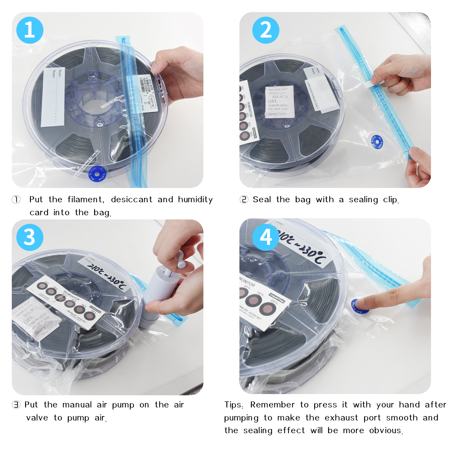 3D Filament Dryer Storage Vacu - Petg Filament recensie en prijs