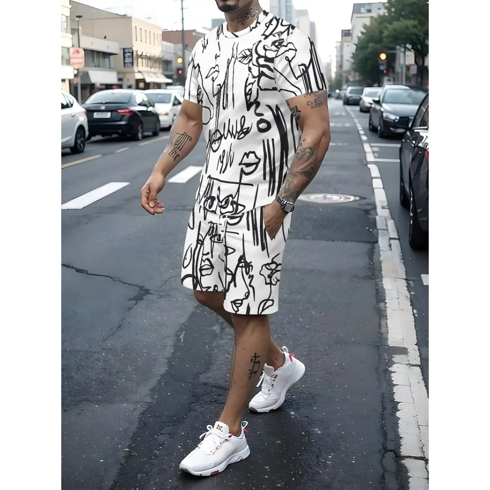 2026 Summer Men's Clothing Let - 3D Printing Jersey recensie en prijs