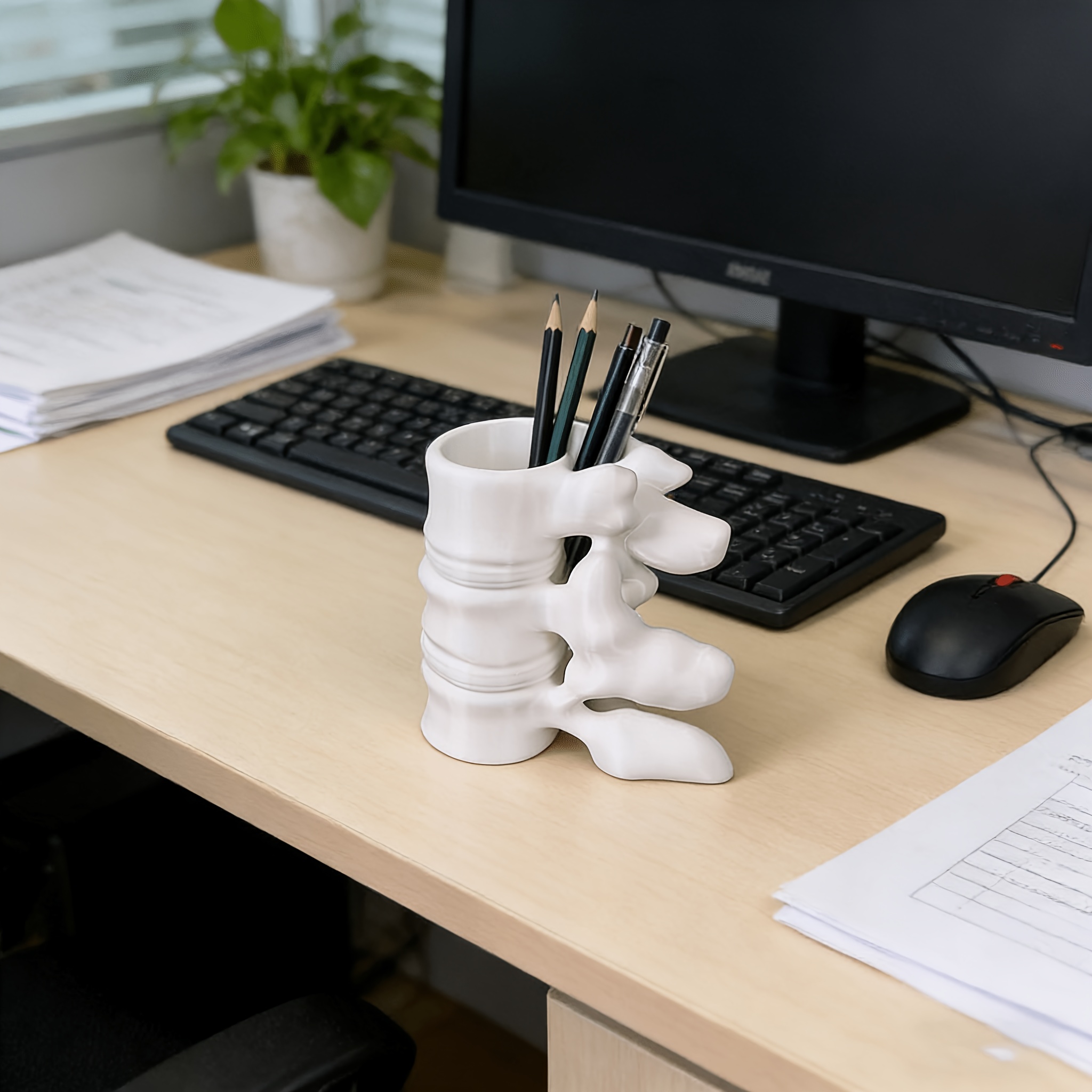 1-Piece Spine-Shaped Pen Holde - 3D Printing Orthopedics recensie en prijs