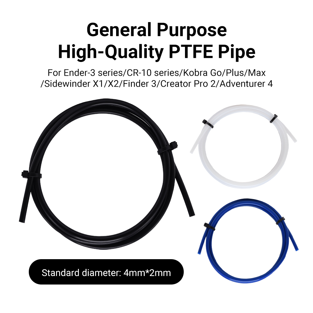 1M PTFE Tube 2x4mm MK8 Hot End - Petg Filament recensie en prijs