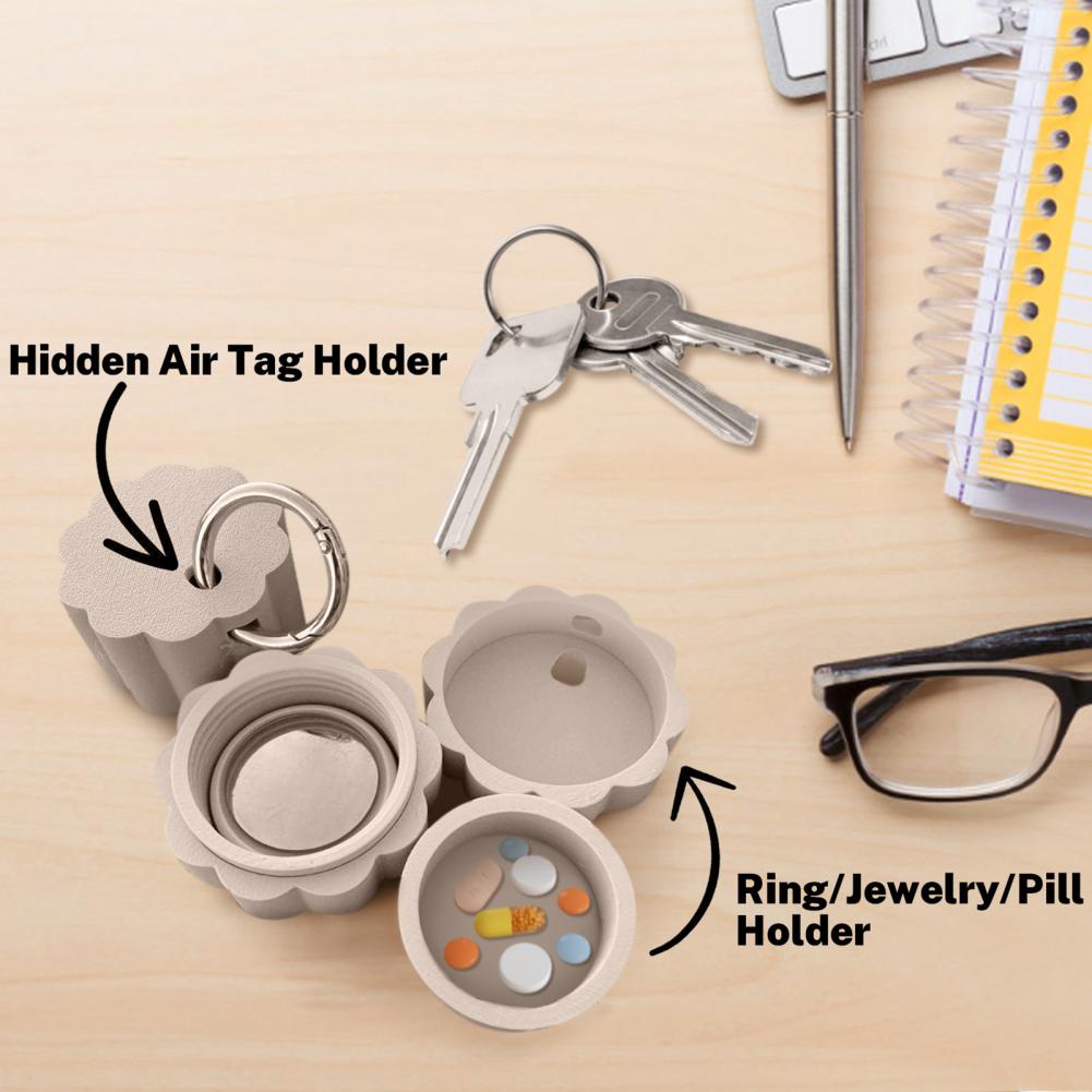 Keychain Pill Box Waterproof C - 3D Printing Stainless Steel recensie en prijs