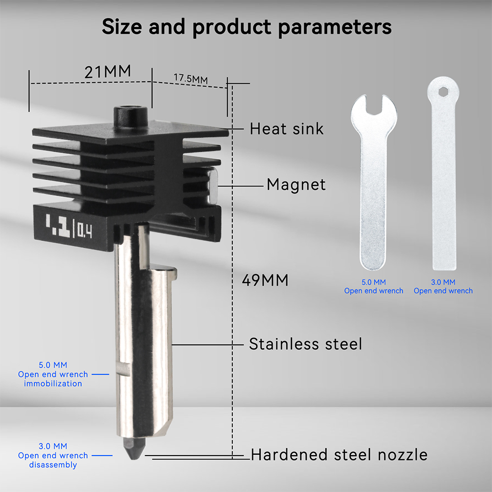 For Bambu Lab P2S X2D Upgraded - 3D Printing Steel recensie en prijs