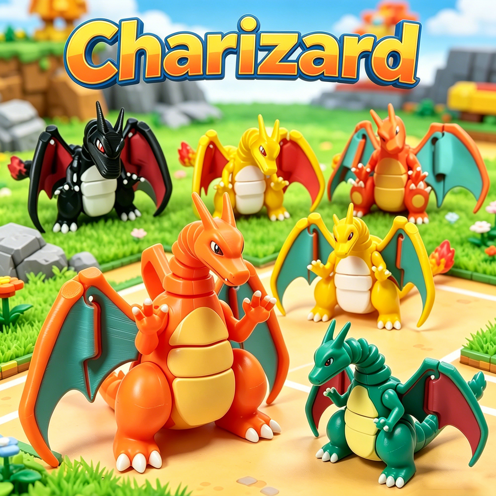 Pokemon 3D Printing Charizard  - 3D Printing Joint recensie en prijs