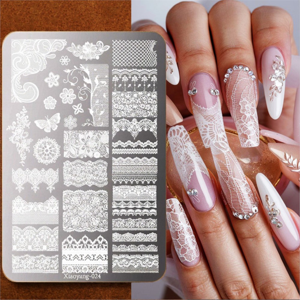 9*15cm 3D Lace Butterfly Nail  - 3D Printing Templates Free recensie en prijs