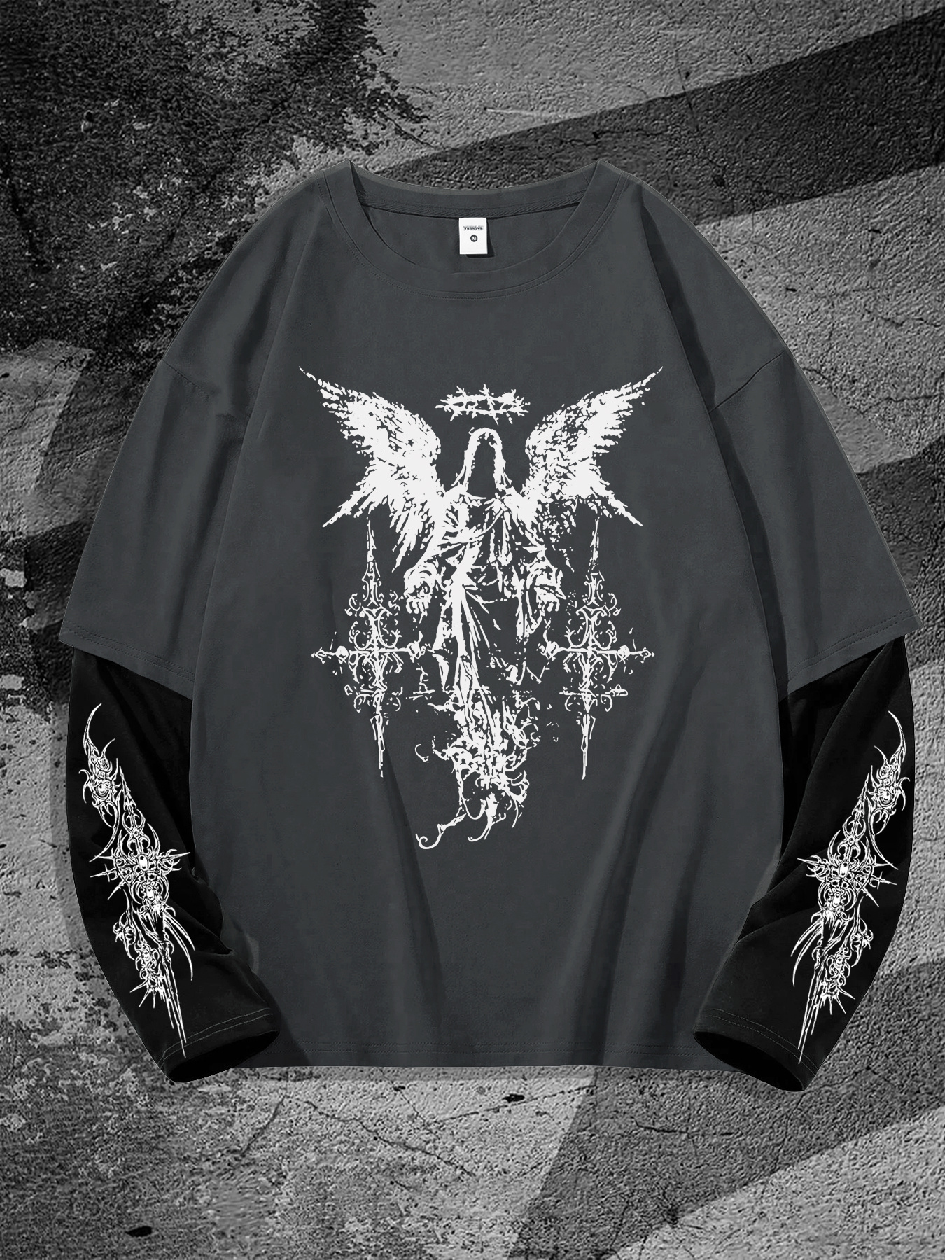 New men's long-sleeved T-shirt - 3D Printing Jersey recensie en prijs