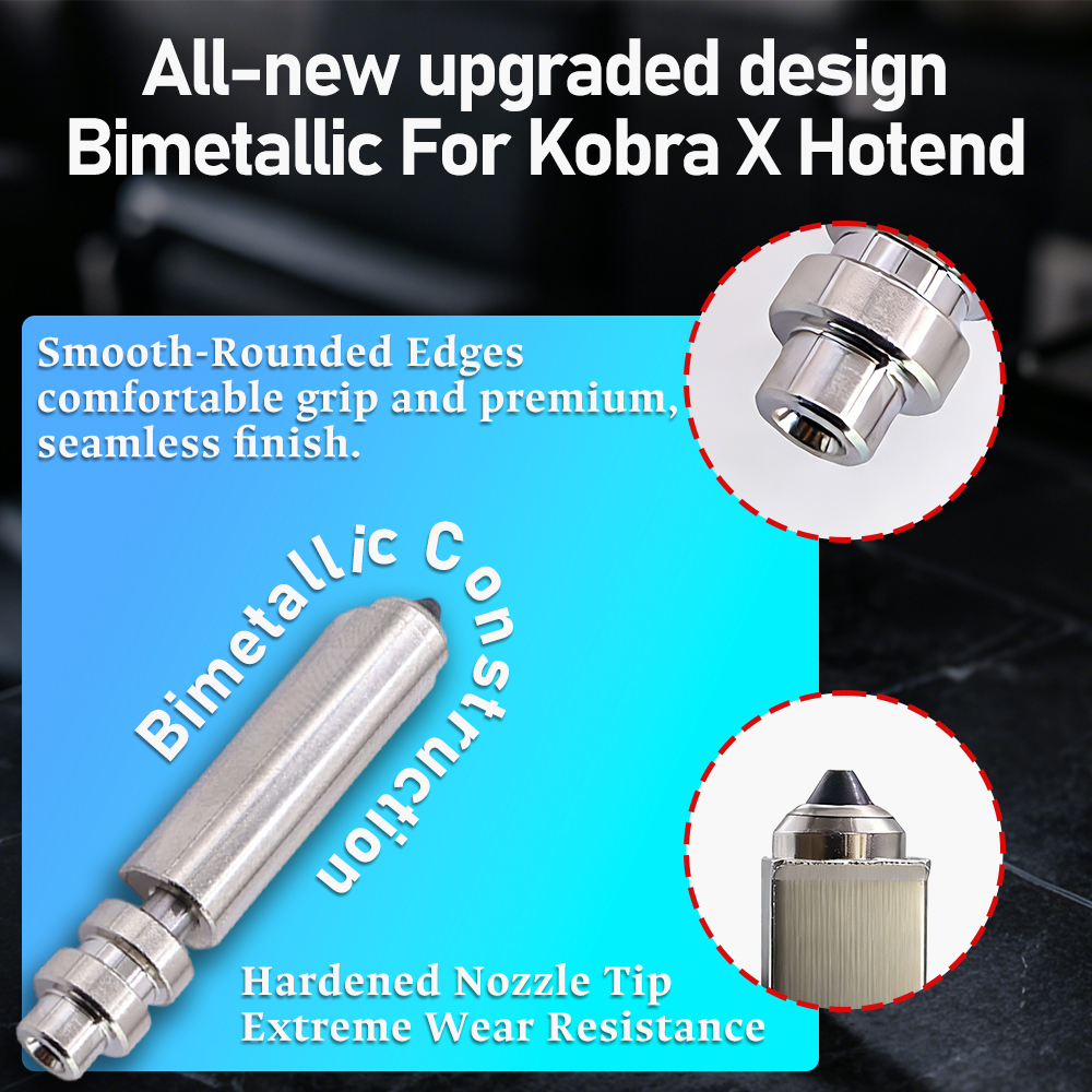NEW Upgrade Bimetallic For Kob - 3D Printing Steel recensie en prijs
