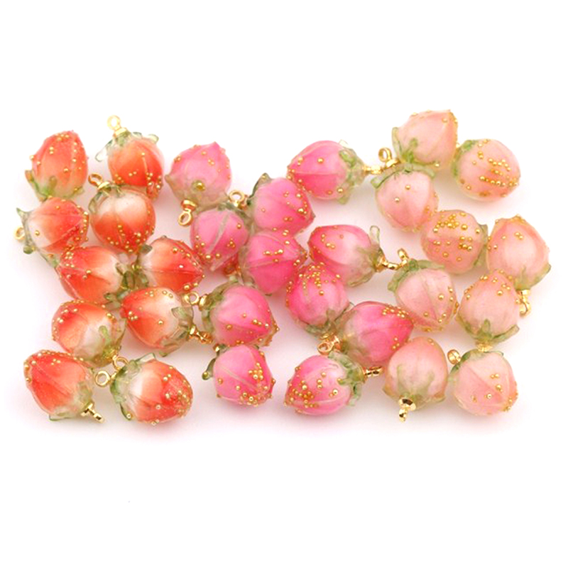 3D Strawberry Fruit Resin Char - 3D Printing Earrings recensie en prijs
