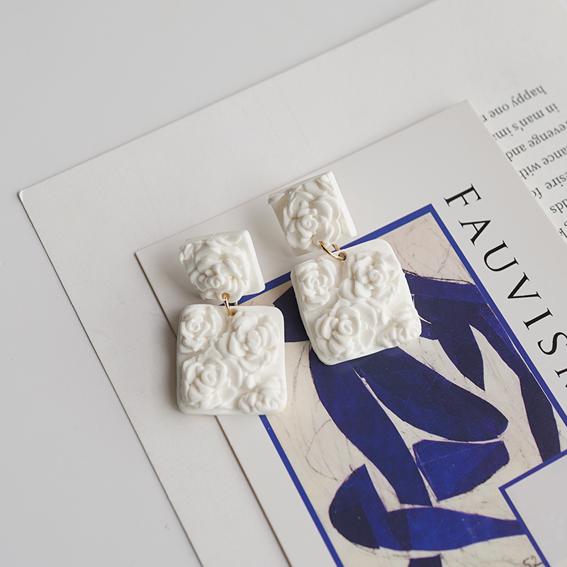 Solid Multi-Color Square Chip  - 3D Printing Earrings recensie en prijs